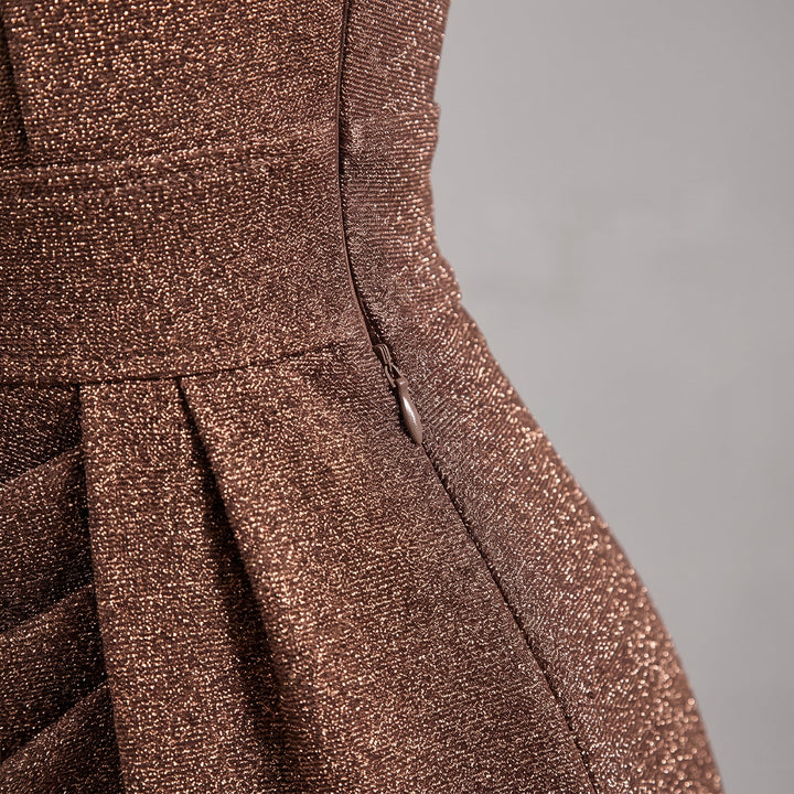 Abito Bodycon Smanicato con Scollatura a V e Silhouette Aderente