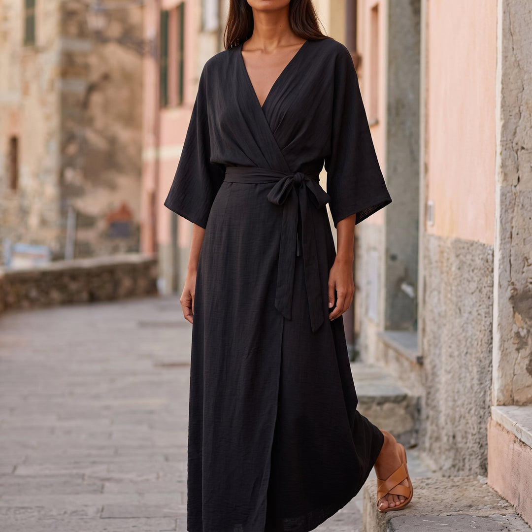 Modella indossa l&