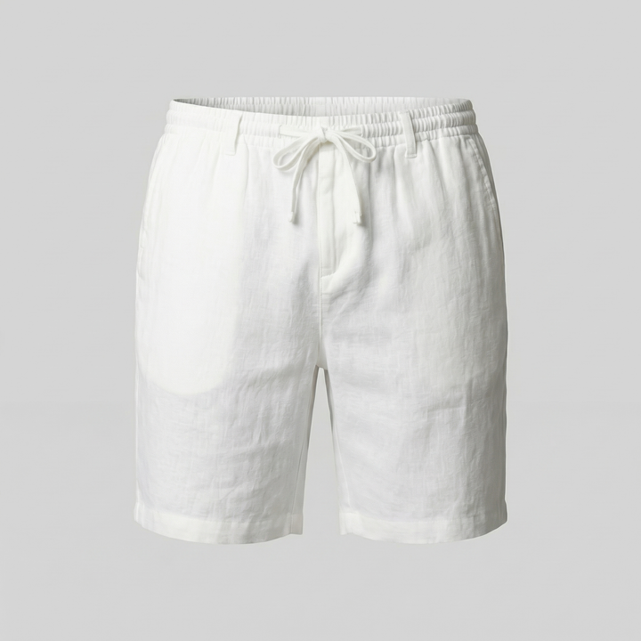 Dettaglio della vita elastica degli shorts da uomo