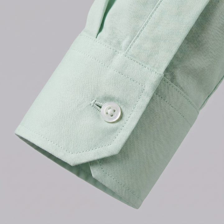 Camicia da Uomo Slim Fit con Colletto Appuntito e Polsini Abbottonati
