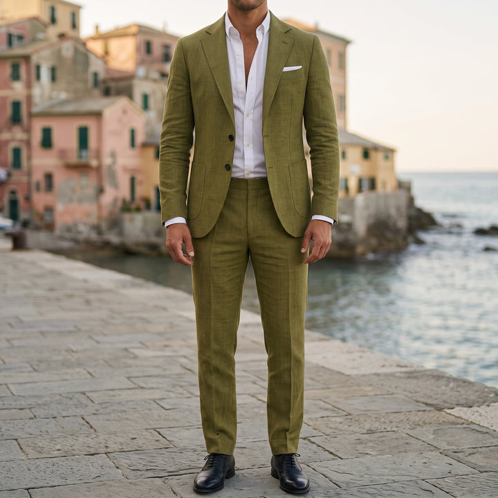 Completo Blazer da Uomo con Taglio Slim e Dettaglio Tasche
