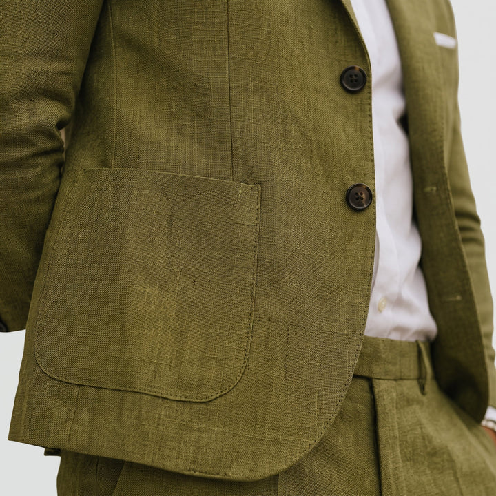 Completo Blazer da Uomo con Taglio Slim e Dettaglio Tasche