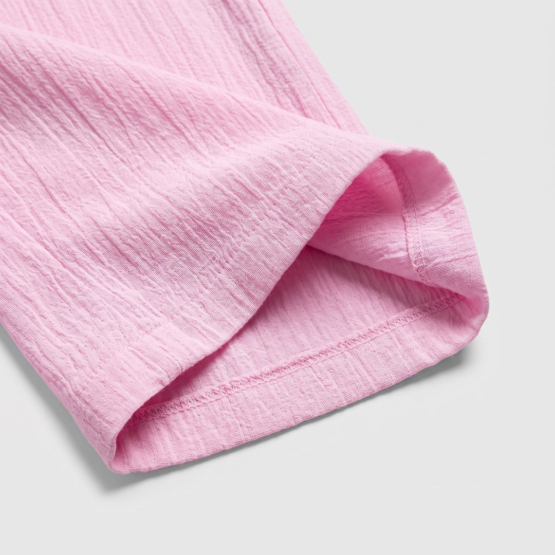 Pantaloni a gamba larga da donna con vita elastica e silhouette fluida, lunghezza intera