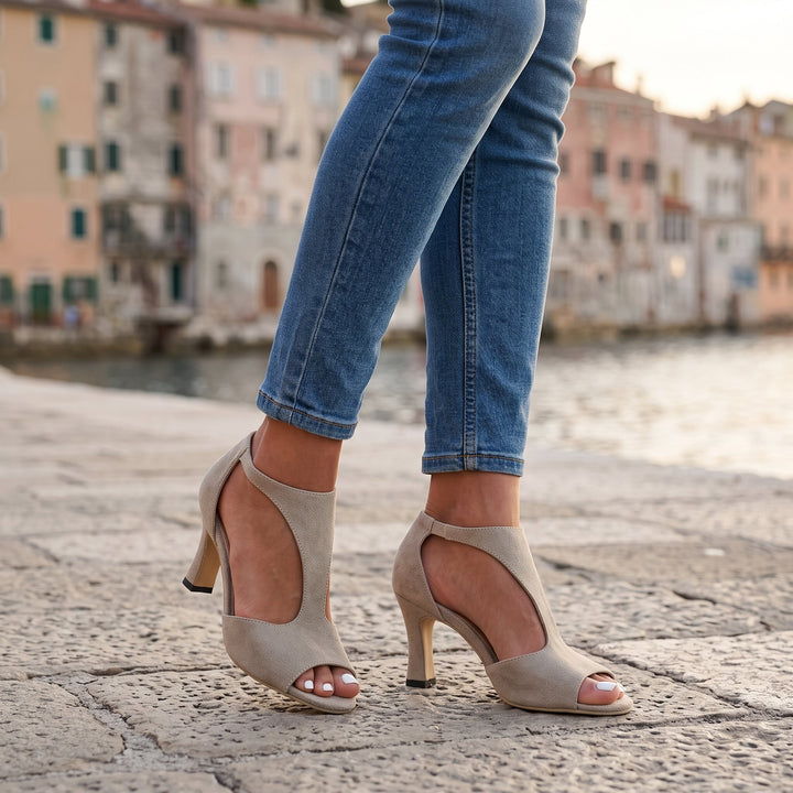 Pump indossato, vista dall&