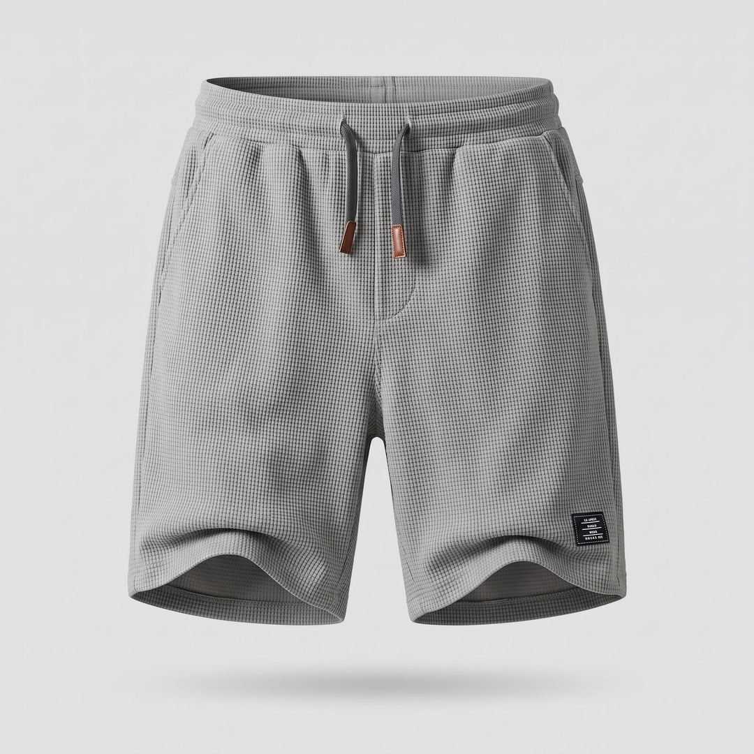 Shorts Slim Fit da Uomo con Vita Regolabile e Coulisse a Contrasto