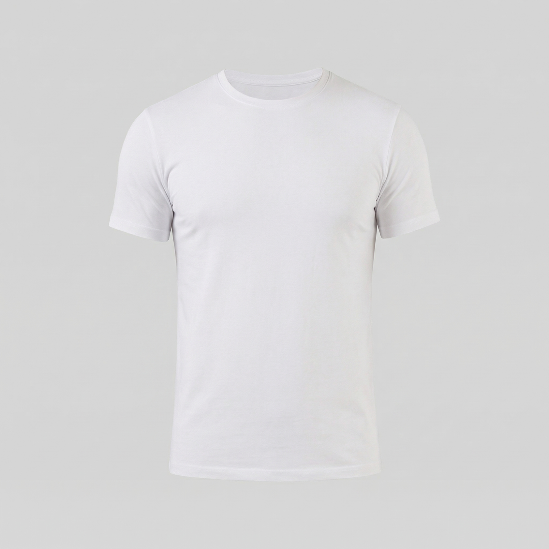 Dettaglio manica corta della t-shirt da uomo