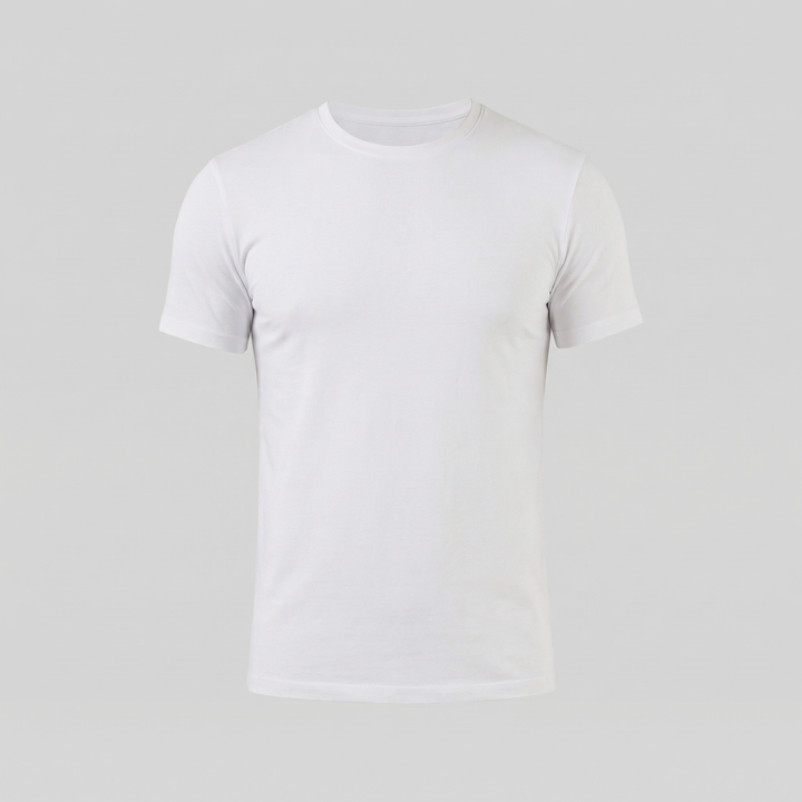 Dettaglio manica corta della t-shirt da uomo