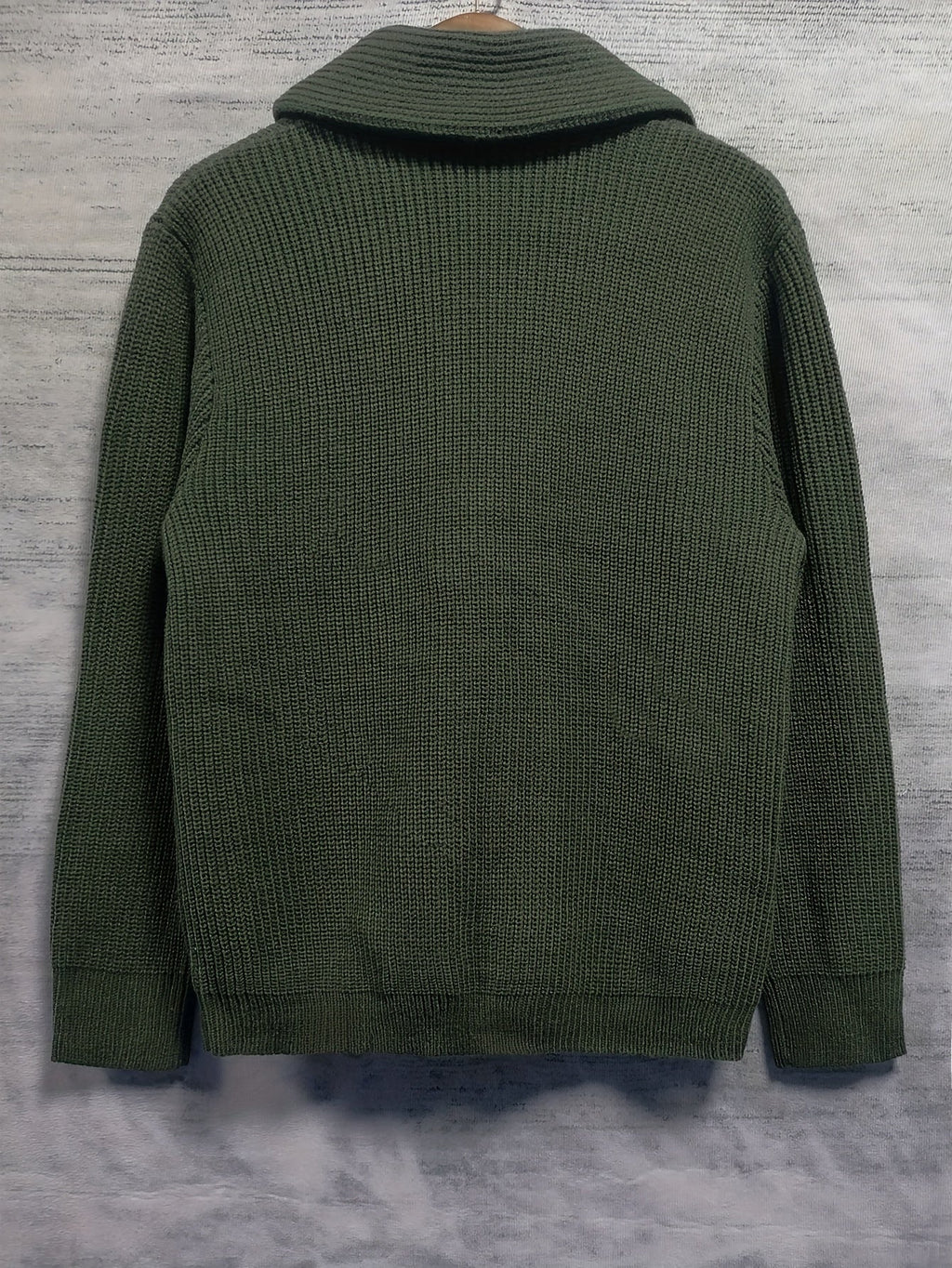 Classico Cardigan da Uomo in Acrilico Con Chiusura a Bottoni