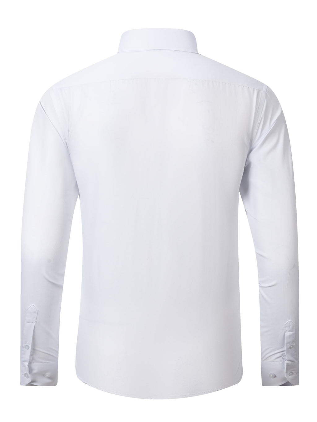 Classica Camicia da Uomo in Misto Poliestere e Cotone Con Collo Dentellato